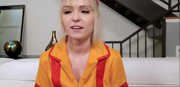  Lilly Bell has just arrived from work and is very tired.She virtually gets no where with her salary so Alex,her stepbro suggested doing SEX works
